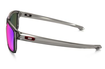 Oakley Silver Sunglasses Grey Smoke Frame, Positive Red Iridium Polarized Lens-OO9262-11