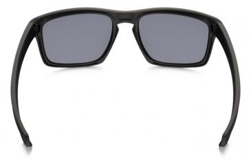 Oakley Silver Sunglasses Matte Black Frame, Grey Lens-OO9262-01