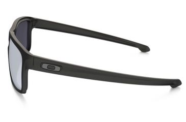 Oakley Silver Sunglasses Matte Black Frame, Grey Lens-OO9262-01