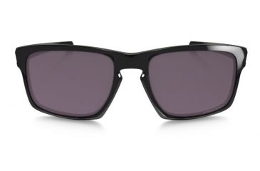 Oakley Silver Sunglasses Polished Black Frame, Prizm Daily Polarized Lens-OO9262-07