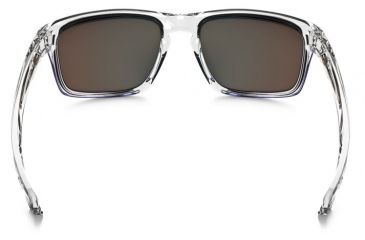 Oakley Silver Sunglasses Polished Clear Frame, Sapphire Iridium Lens-OO9262-06
