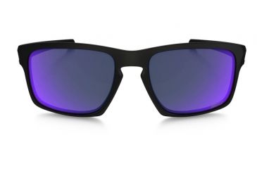 Oakley Silver Sunglasses Sliver Matte Black Frame, Positive Red Iridium Lens-OO9262-20