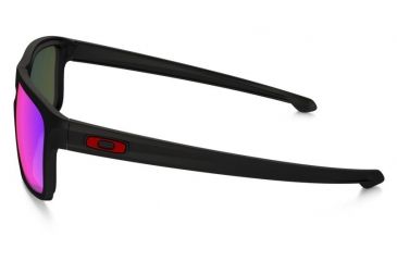 Oakley Silver Sunglasses Sliver Matte Black Frame, Positive Red Iridium Lens-OO9262-20