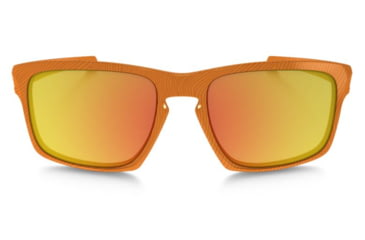 Oakley Sliver Sunglasses Atomic Orange Frame, Fire Iridium Lens-OO9262-16