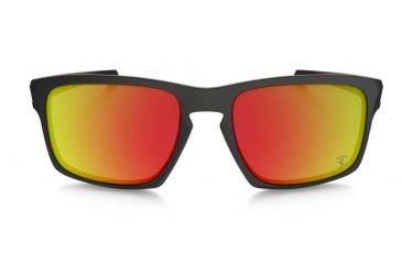 Oakley Sliver Sunglasses Matte Black Frame, Ruby Iridium Lens-OO9262-12