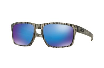 Oakley Sliver Sunglasses 926221-57 - Matte Grey Ink Urban Jungle Frame, Sapphire Iridium Lenses