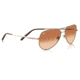 Serengeti Aviator Sunglasses, Medium -  Shiny Gold Frame, Drivers Lens 7269
