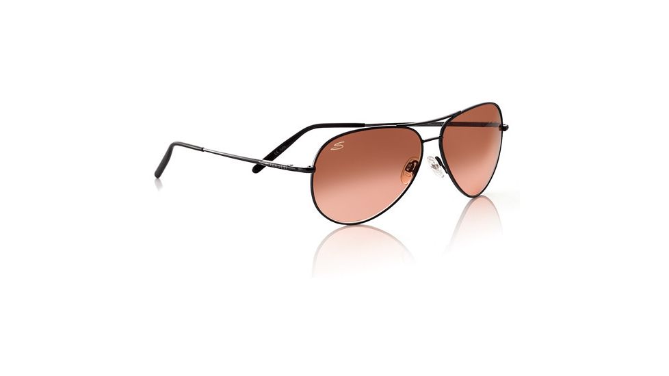 Serengeti Aviator Sunglasses - Medium, Henna Frame, Drivers Gradient Lens 6826