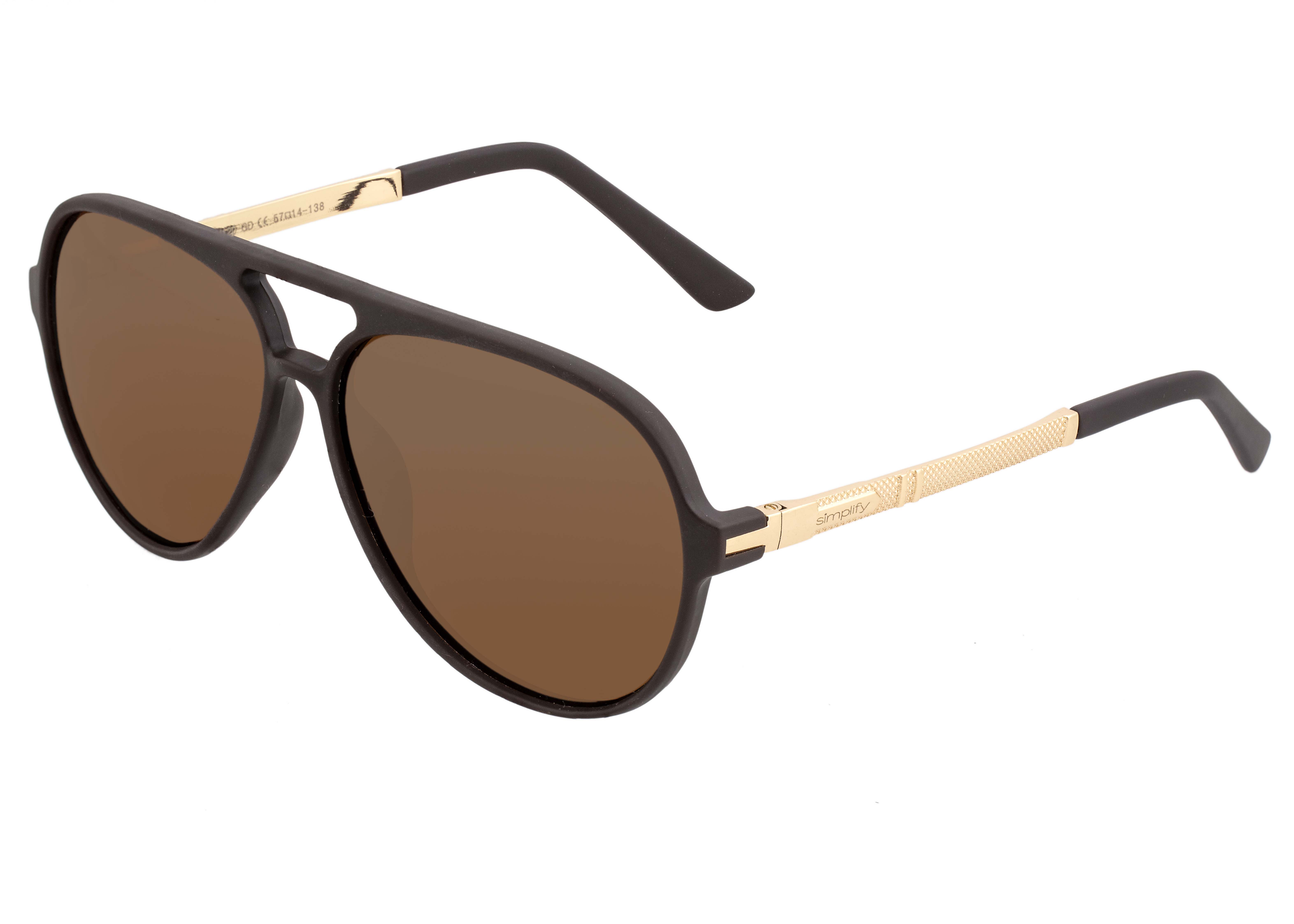 Simplify Spencer Polarized Sunglasses - Unisex SSU120-GD, SSU120